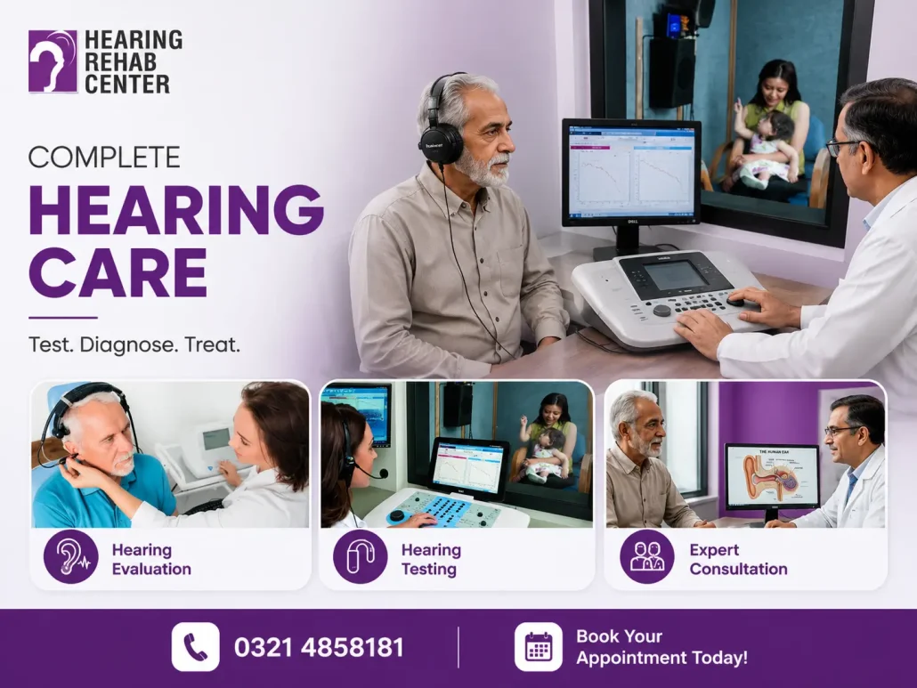Pure Tone Audiometry PTA Test Price in Pakistan